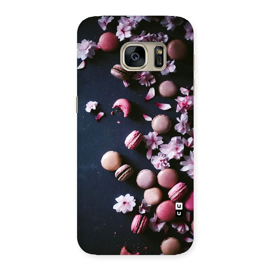 Macaroons And Cheery Blossoms Back Case for Galaxy S7