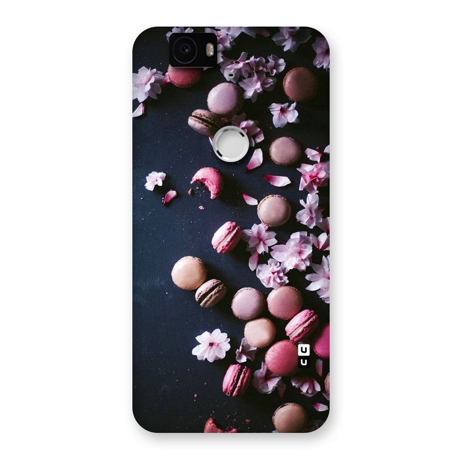 Macaroons And Cheery Blossoms Back Case for Google Nexus-6P