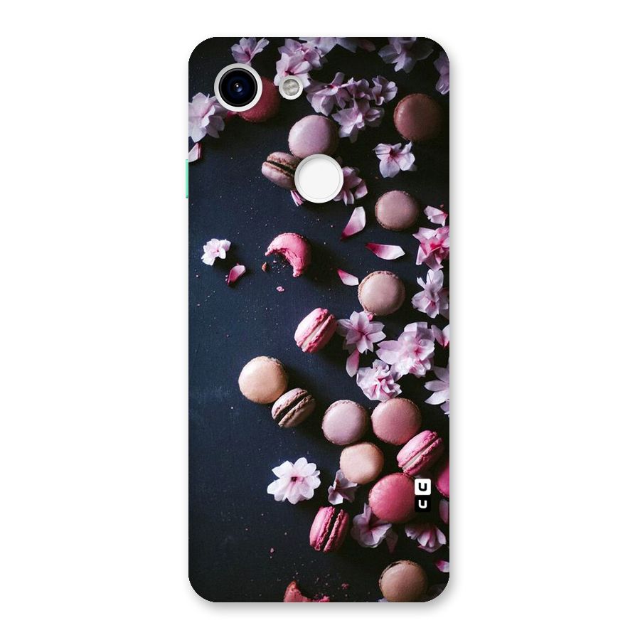 Macaroons And Cheery Blossoms Back Case for Google Pixel 3