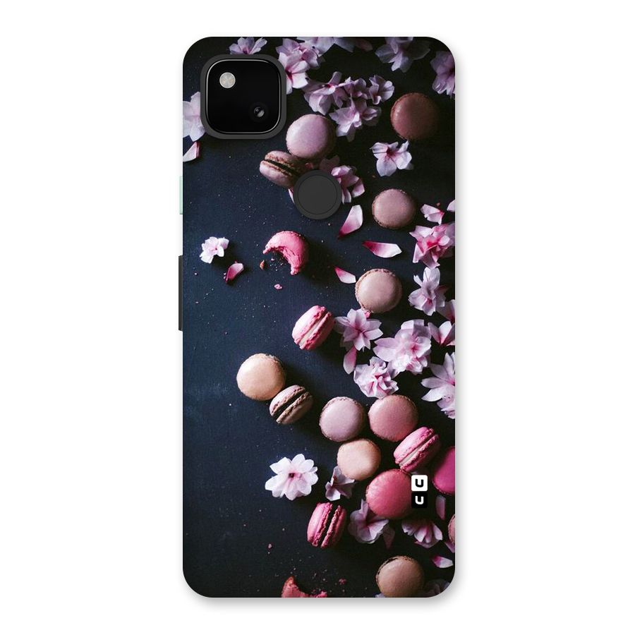 Macaroons And Cheery Blossoms Back Case for Google Pixel 4a