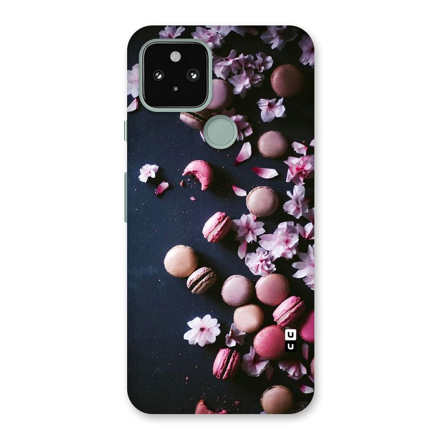 Macaroons And Cheery Blossoms Back Case for Google Pixel 5