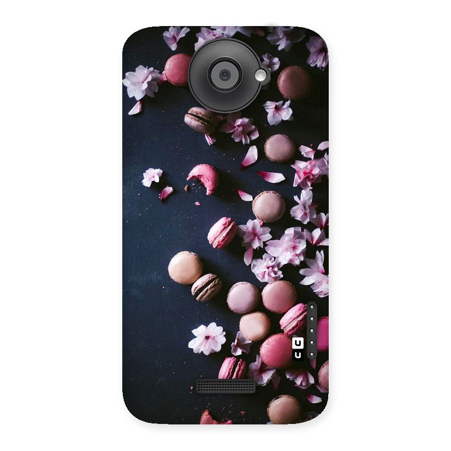 Macaroons And Cheery Blossoms Back Case for HTC One X