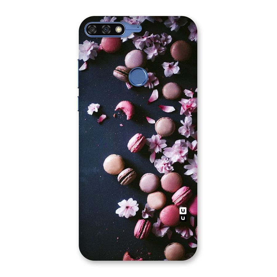 Macaroons And Cheery Blossoms Back Case for Honor 7C