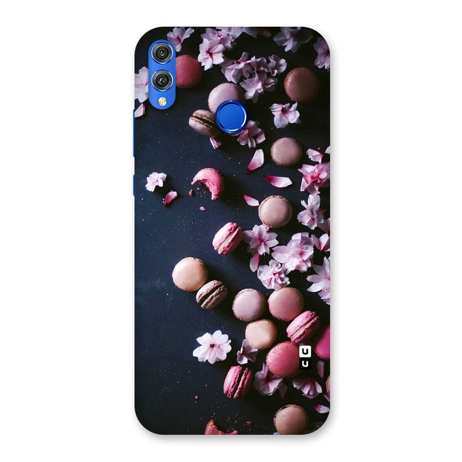 Macaroons And Cheery Blossoms Back Case for Honor 8X