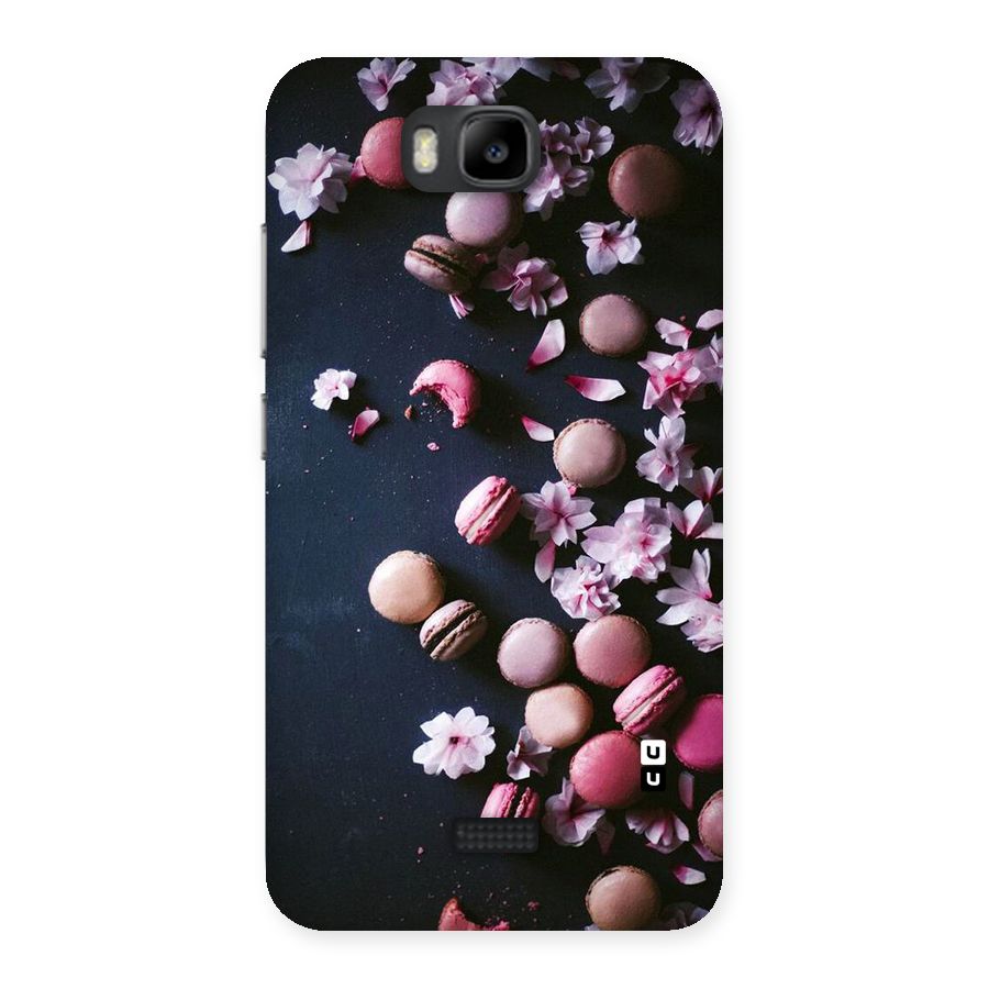 Macaroons And Cheery Blossoms Back Case for Honor Bee