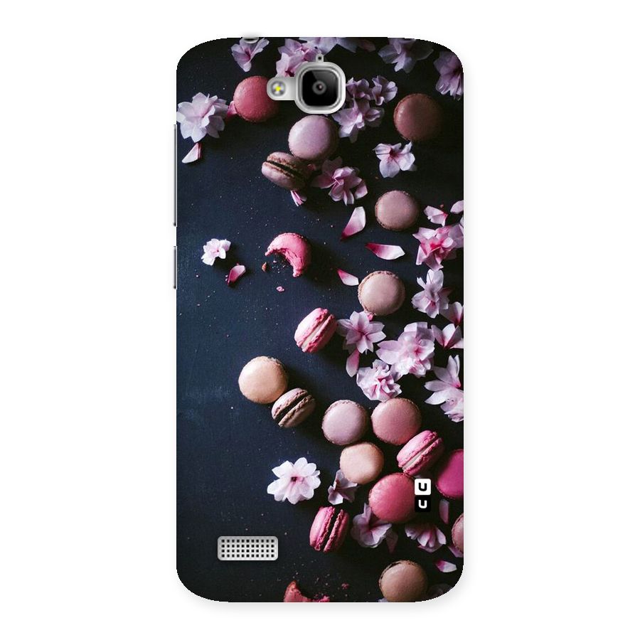 Macaroons And Cheery Blossoms Back Case for Honor Holly