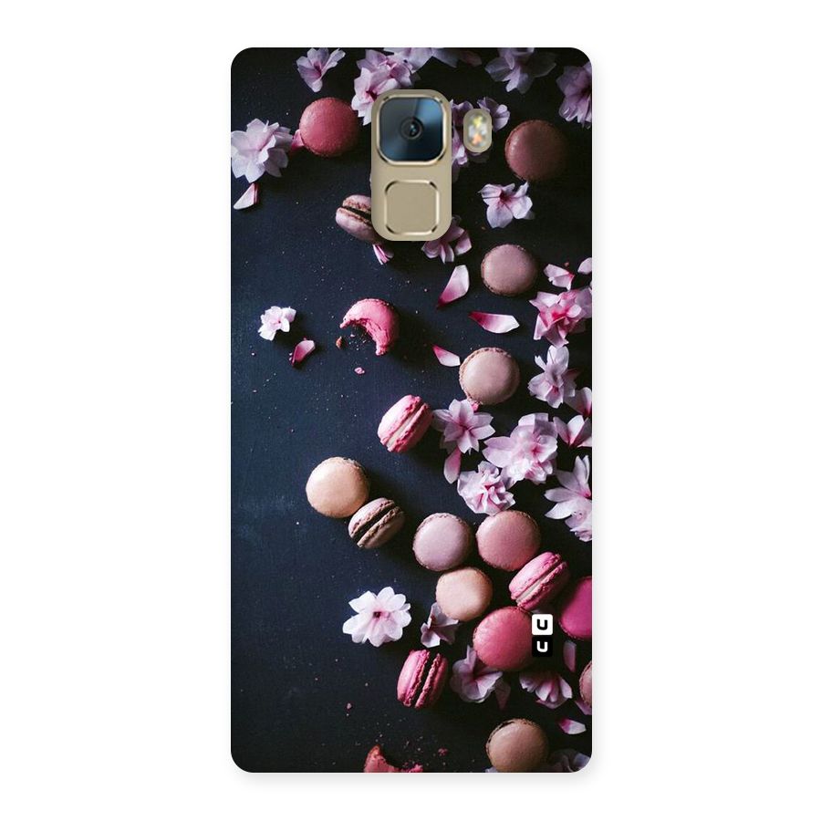 Macaroons And Cheery Blossoms Back Case for Huawei Honor 7