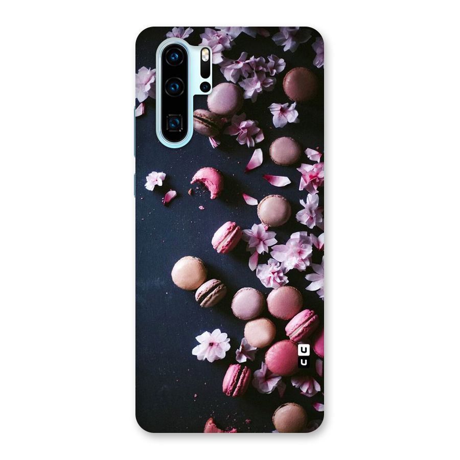 Macaroons And Cheery Blossoms Back Case for Huawei P30 Pro