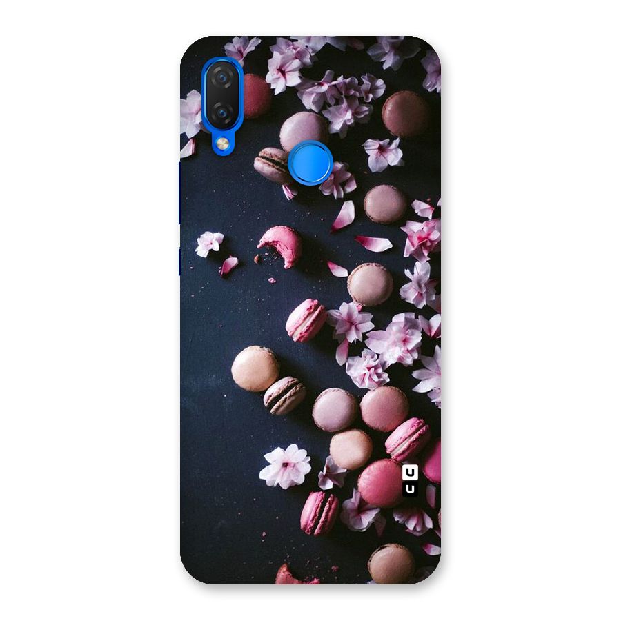 Macaroons And Cheery Blossoms Back Case for Huawei P Smart+