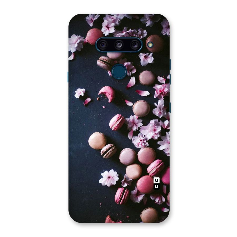Macaroons And Cheery Blossoms Back Case for LG  V40 ThinQ