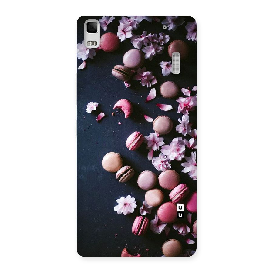 Macaroons And Cheery Blossoms Back Case for Lenovo K3 Note