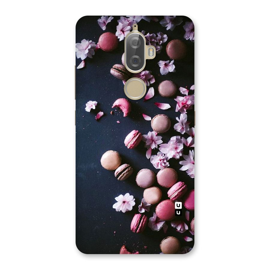 Macaroons And Cheery Blossoms Back Case for Lenovo K8 Plus
