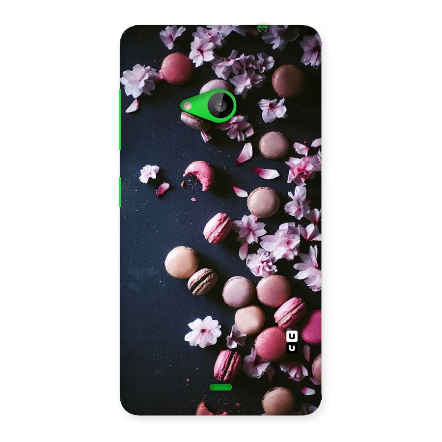 Macaroons And Cheery Blossoms Back Case for Lumia 535
