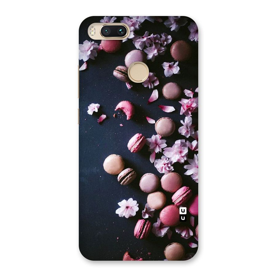 Macaroons And Cheery Blossoms Back Case for Mi A1