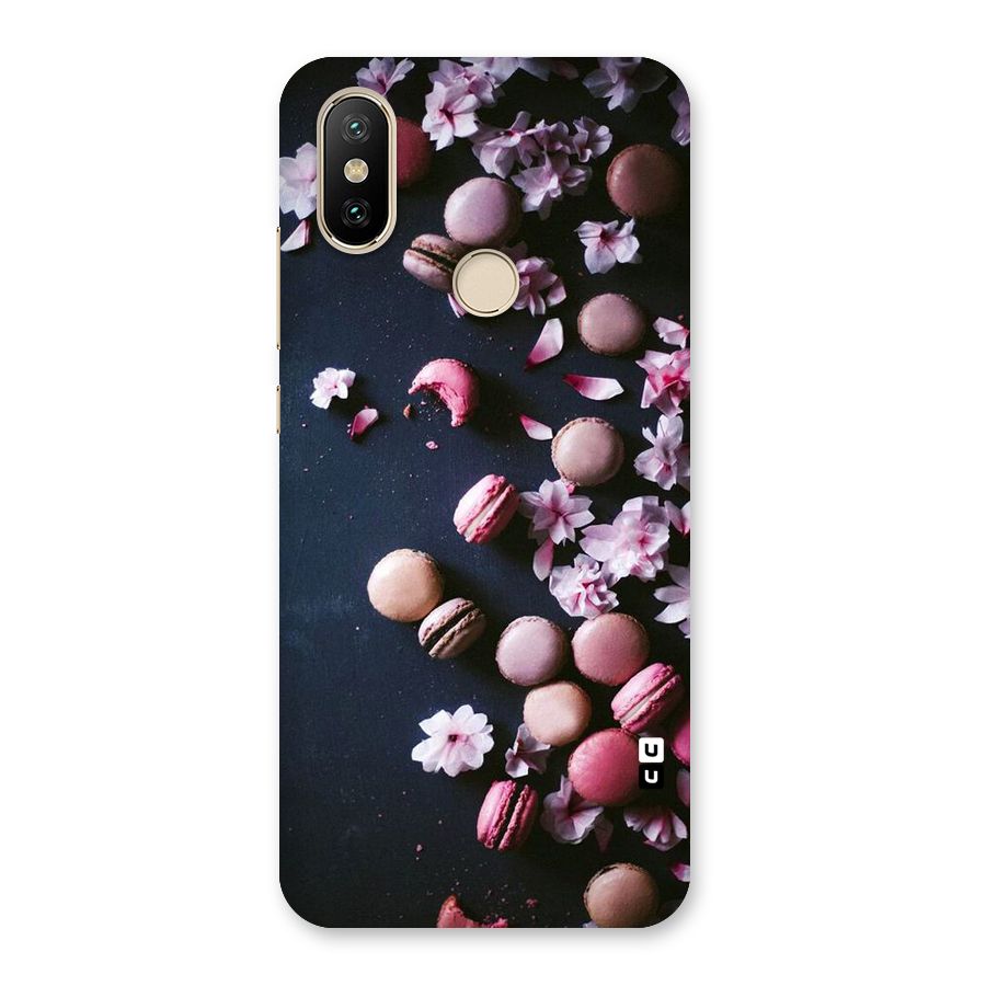 Macaroons And Cheery Blossoms Back Case for Mi A2