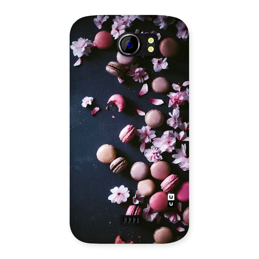 Macaroons And Cheery Blossoms Back Case for Micromax Canvas 2 A110