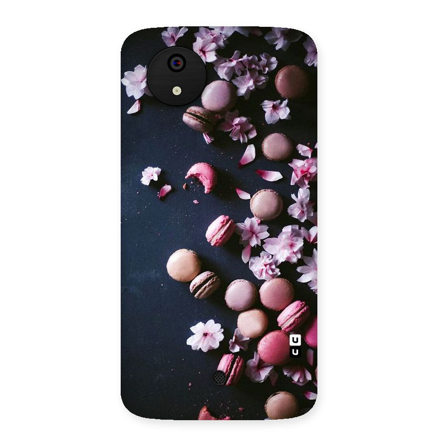 Macaroons And Cheery Blossoms Back Case for Micromax Canvas A1