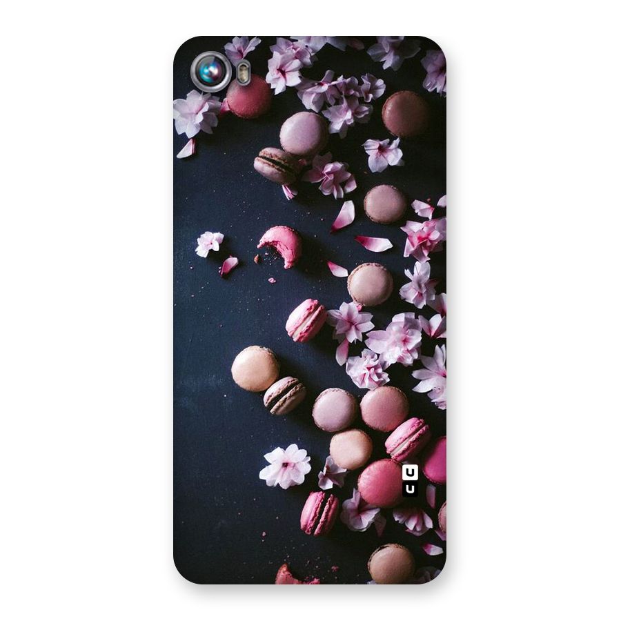 Macaroons And Cheery Blossoms Back Case for Micromax Canvas Fire 4 A107
