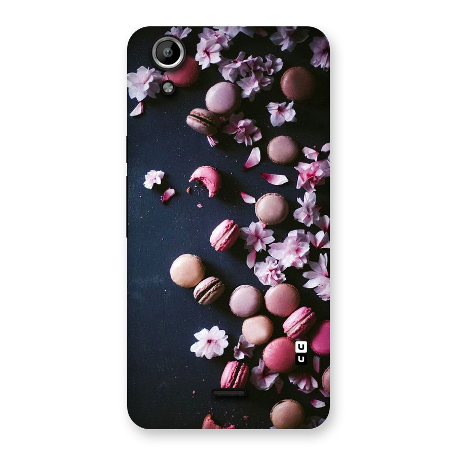 Macaroons And Cheery Blossoms Back Case for Micromax Canvas Selfie Lens Q345