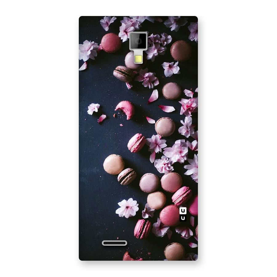 Macaroons And Cheery Blossoms Back Case for Micromax Canvas Xpress A99