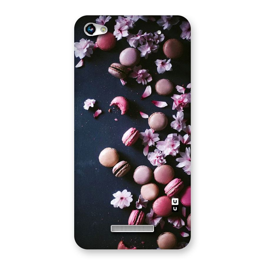 Macaroons And Cheery Blossoms Back Case for Micromax Hue 2