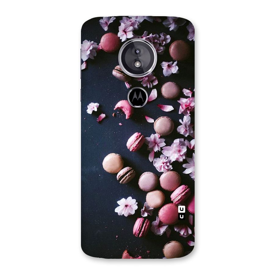 Macaroons And Cheery Blossoms Back Case for Moto E5