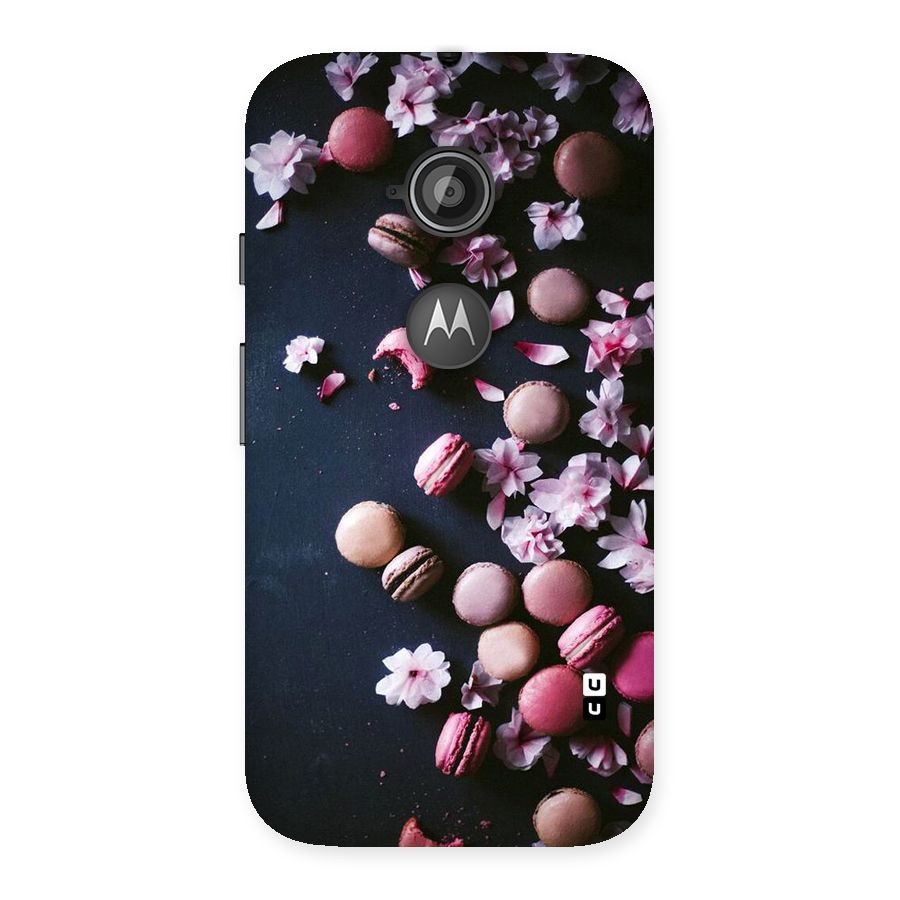 Macaroons And Cheery Blossoms Back Case for Moto E 2nd Gen