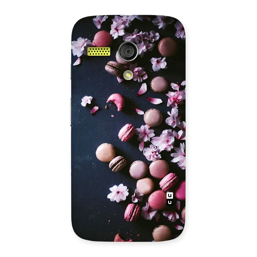 Macaroons And Cheery Blossoms Back Case for Moto G