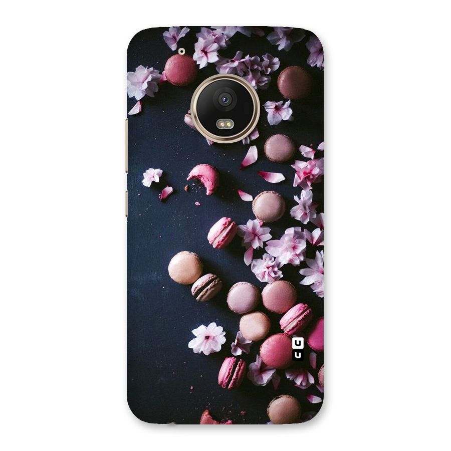 Macaroons And Cheery Blossoms Back Case for Moto G5 Plus