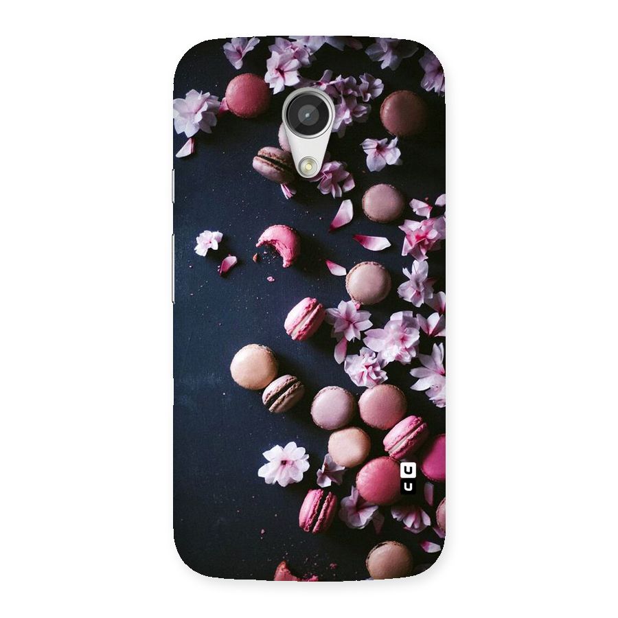 Macaroons And Cheery Blossoms Back Case for Moto G 2nd Gen