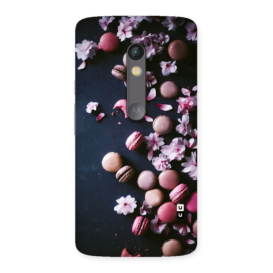 Macaroons And Cheery Blossoms Back Case for Moto X Play
