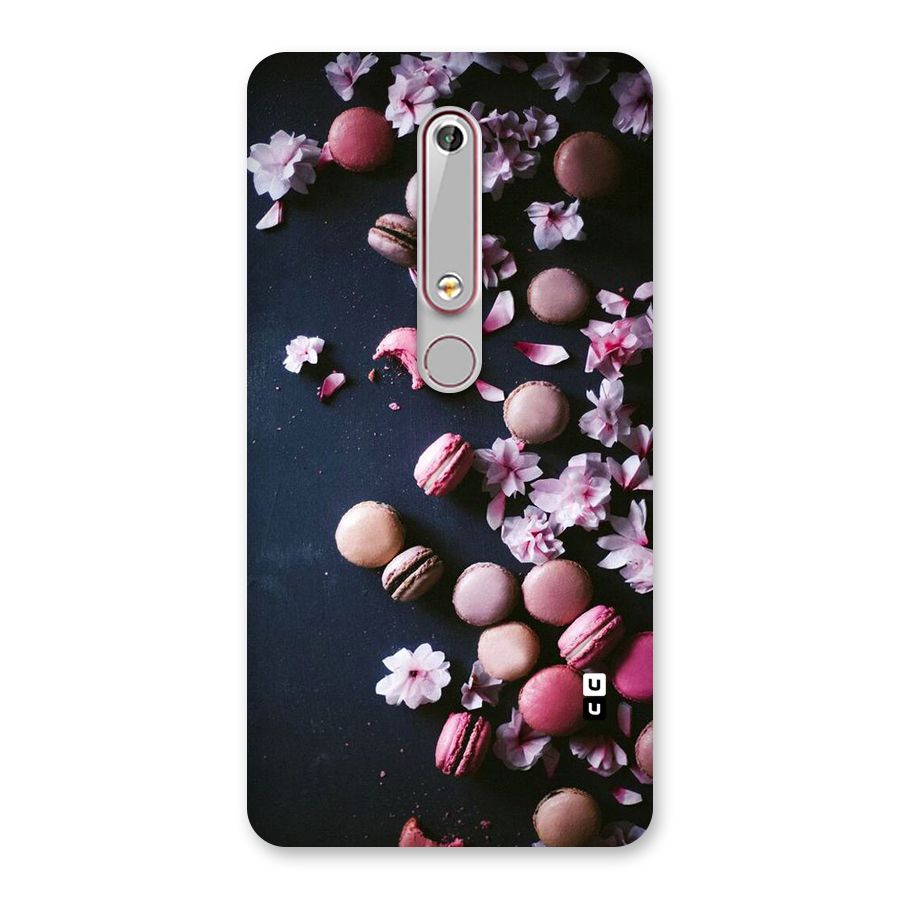 Macaroons And Cheery Blossoms Back Case for Nokia 6.1