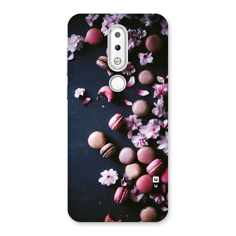 Macaroons And Cheery Blossoms Back Case for Nokia 6.1 Plus