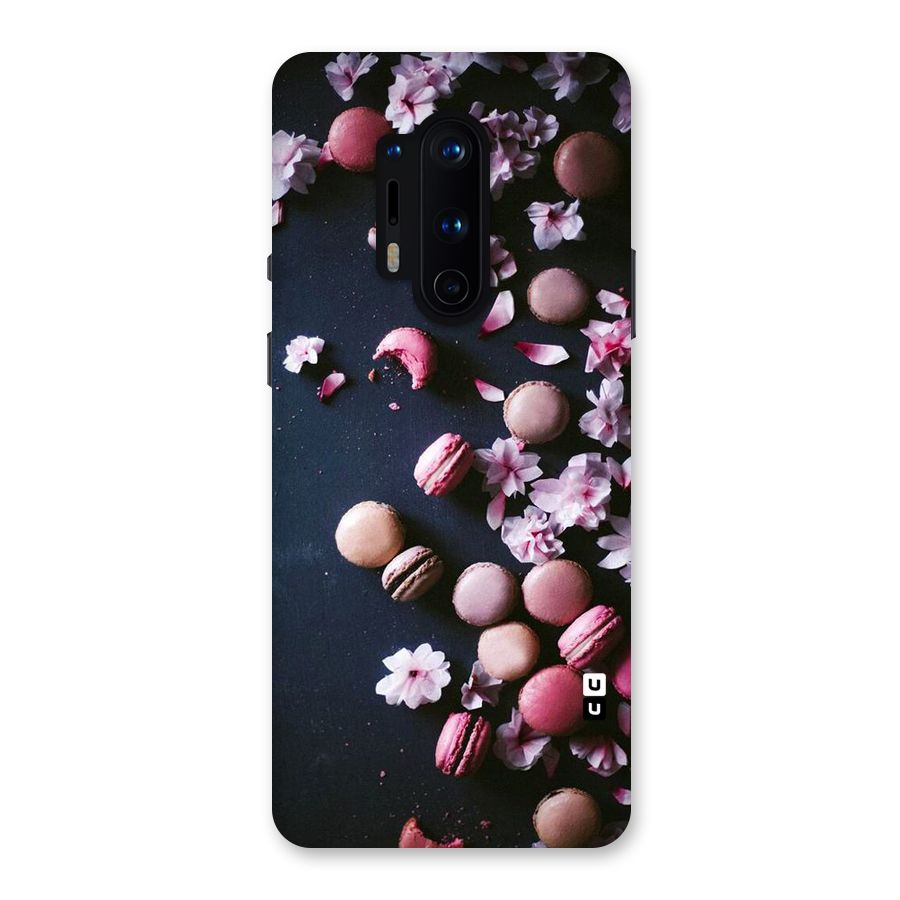 Macaroons And Cheery Blossoms Back Case for OnePlus 8 Pro