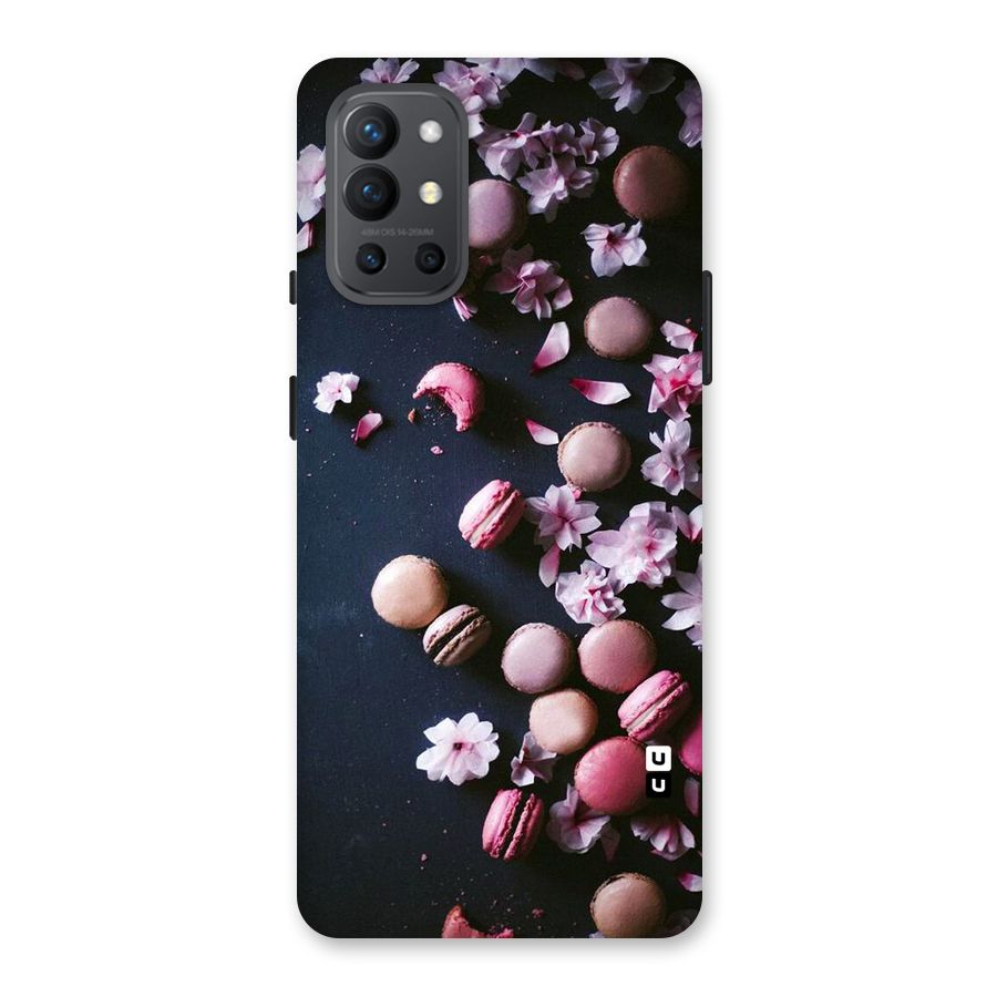 Macaroons And Cheery Blossoms Back Case for OnePlus 9R