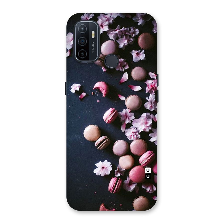 Macaroons And Cheery Blossoms Back Case for Oppo A32