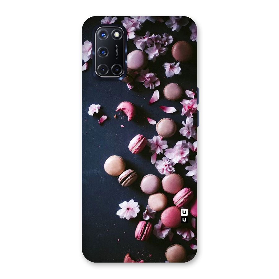 Macaroons And Cheery Blossoms Back Case for Oppo A52
