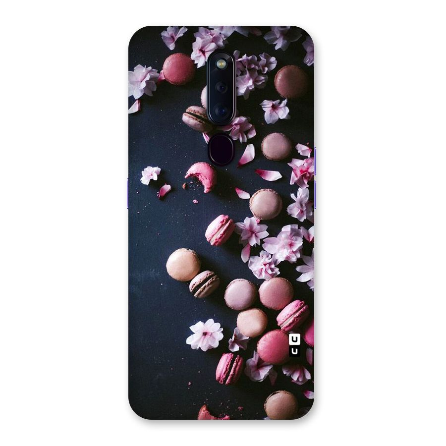 Macaroons And Cheery Blossoms Back Case for Oppo F11 Pro