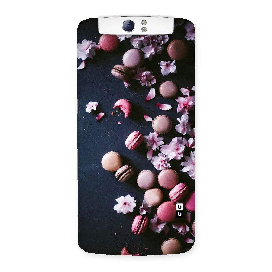 Macaroons And Cheery Blossoms Back Case for Oppo N1