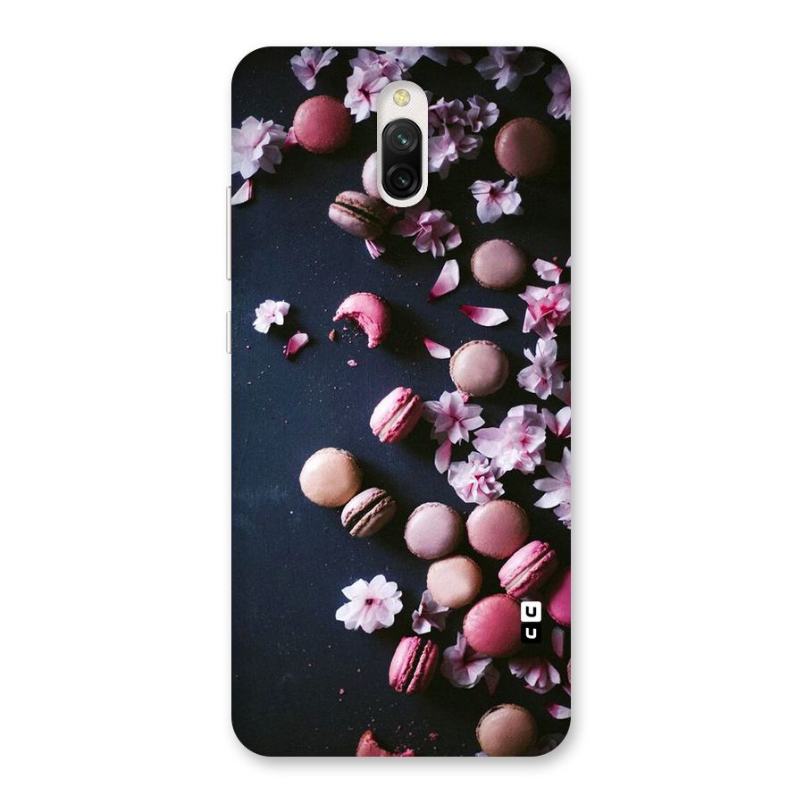 Macaroons And Cheery Blossoms Back Case for Redmi 8A Dual