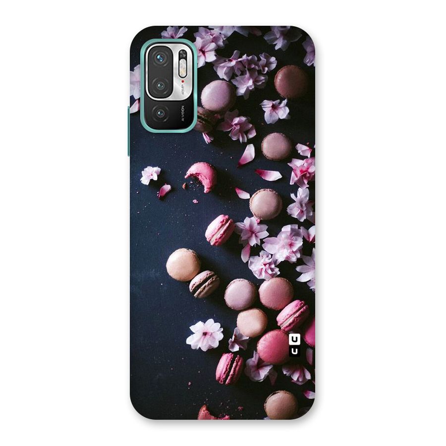 Macaroons And Cheery Blossoms Back Case for Redmi Note 10T 5G