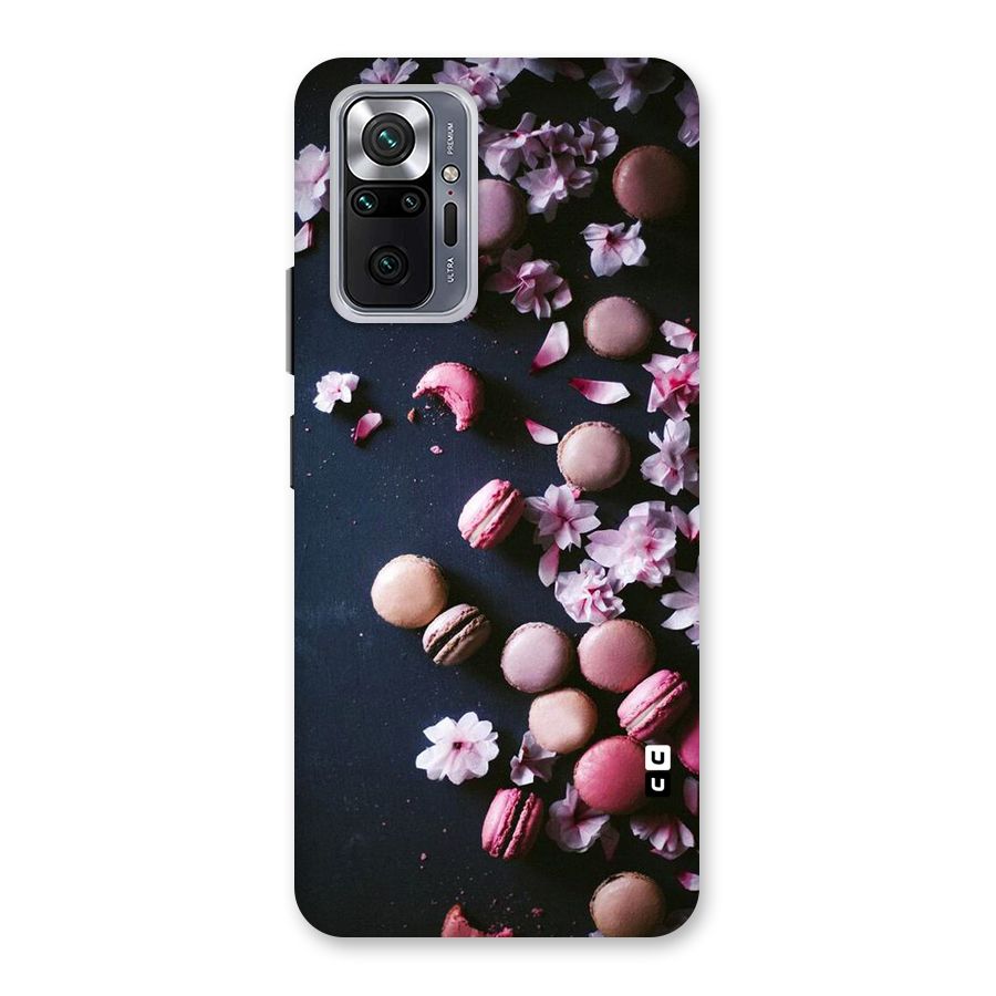 Macaroons And Cheery Blossoms Back Case for Redmi Note 10 Pro