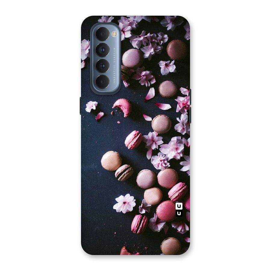 Macaroons And Cheery Blossoms Back Case for Reno4 Pro
