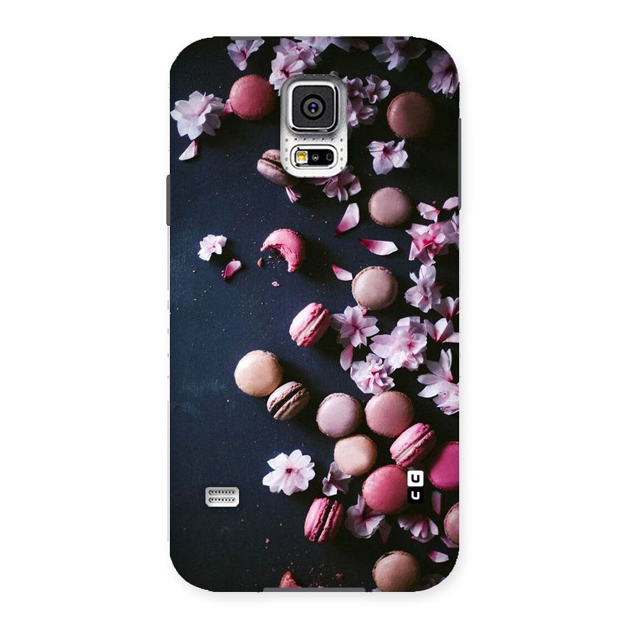 Macaroons And Cheery Blossoms Back Case for Samsung Galaxy S5