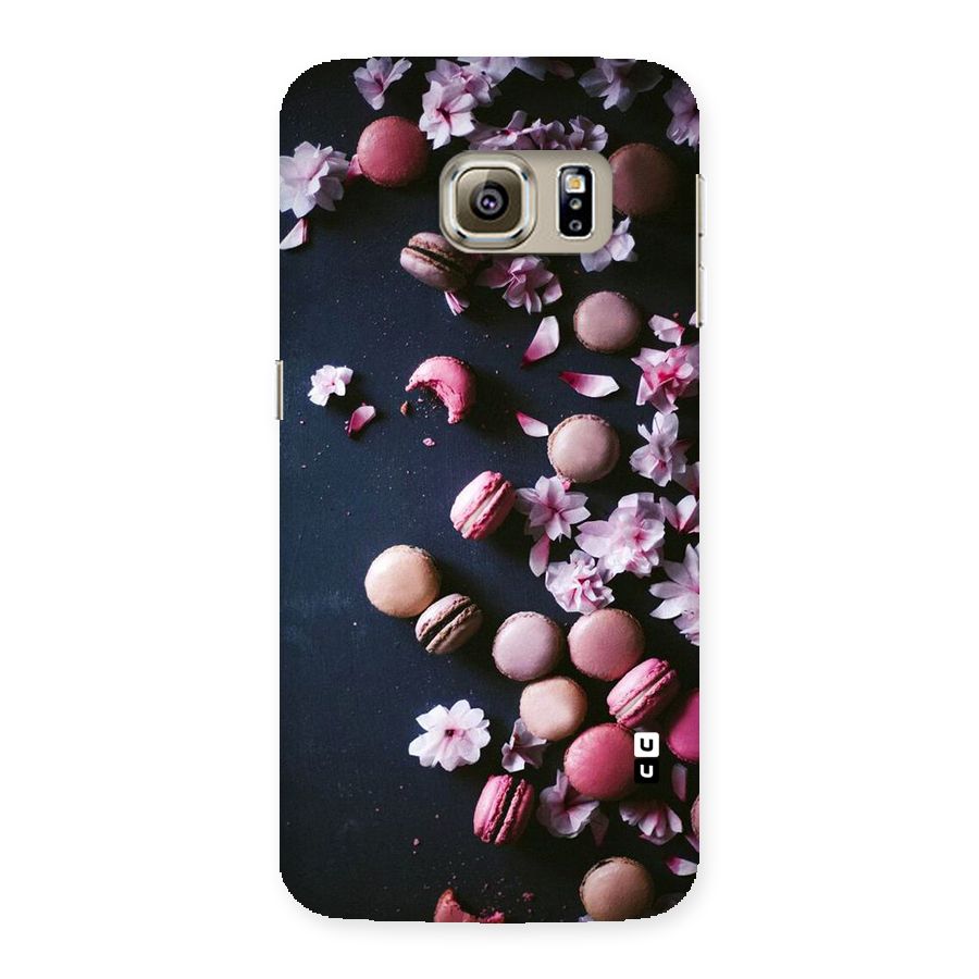 Macaroons And Cheery Blossoms Back Case for Samsung Galaxy S6 Edge