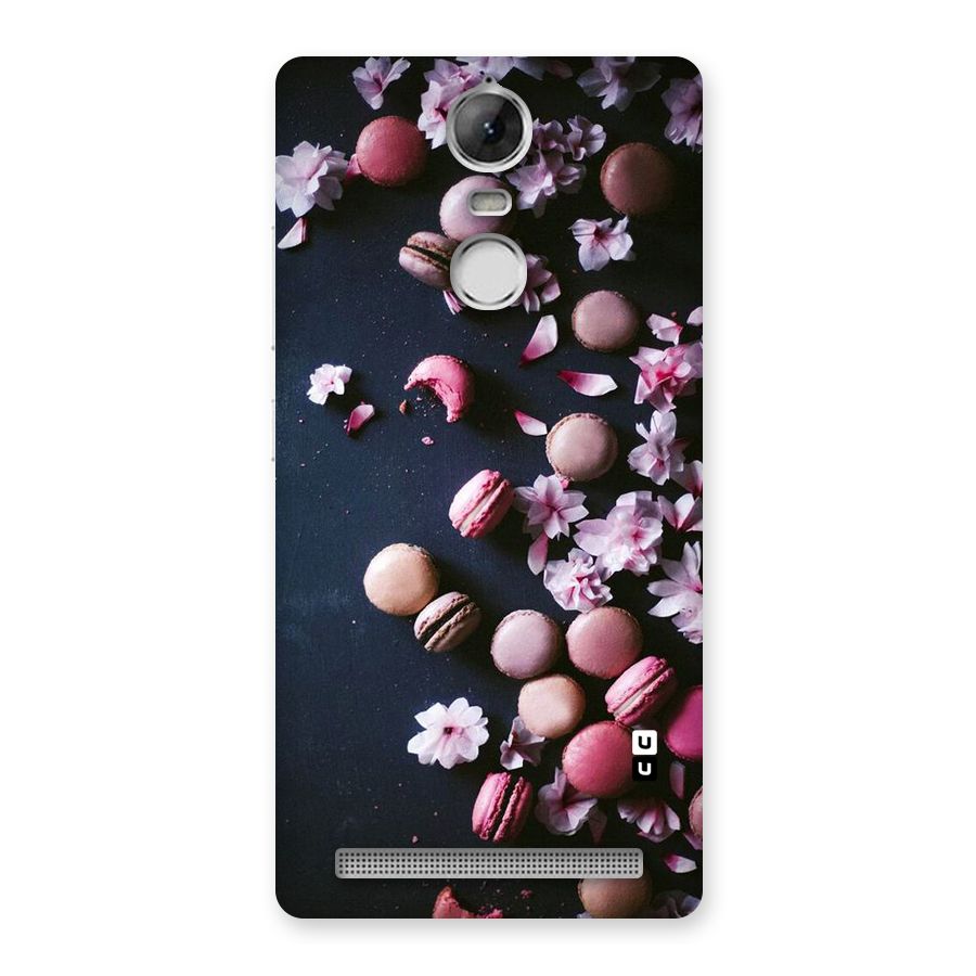 Macaroons And Cheery Blossoms Back Case for Vibe K5 Note