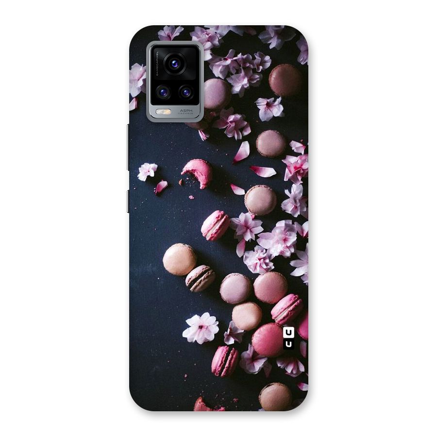 Macaroons And Cheery Blossoms Back Case for Vivo V20