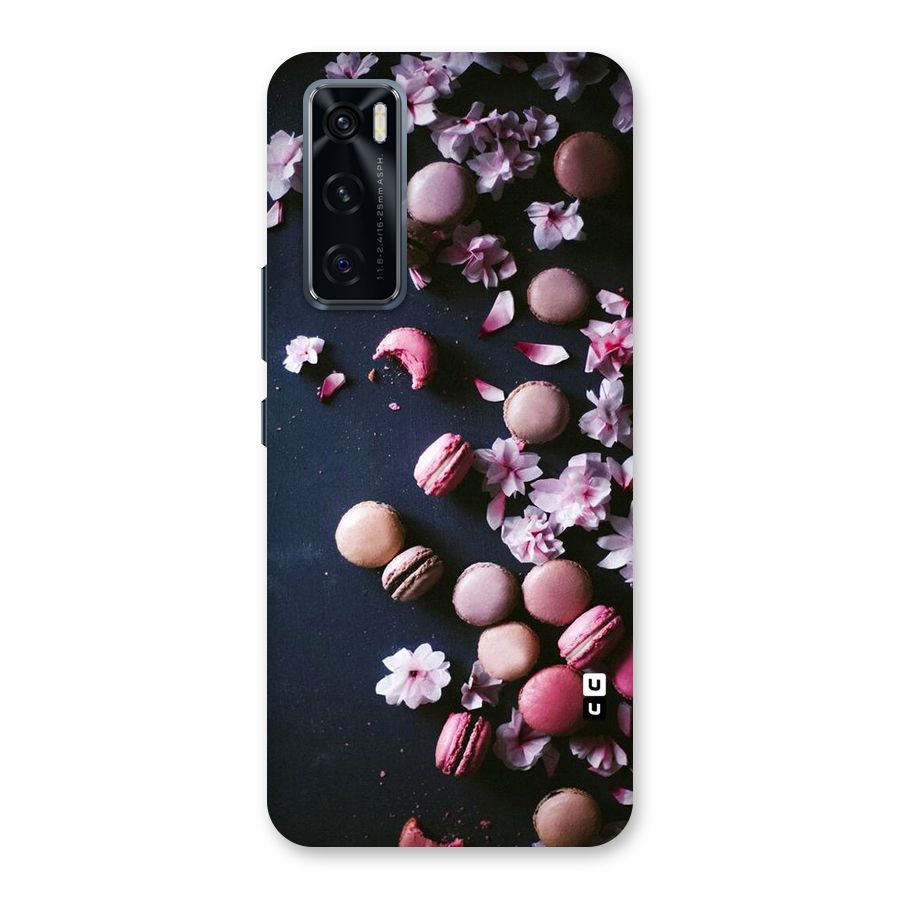 Macaroons And Cheery Blossoms Back Case for Vivo V20 SE