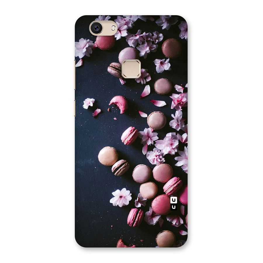 Macaroons And Cheery Blossoms Back Case for Vivo V7