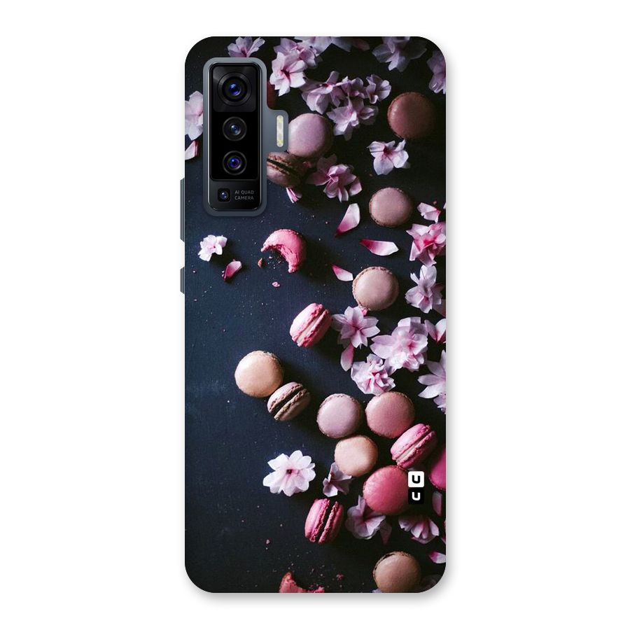 Macaroons And Cheery Blossoms Back Case for Vivo X50